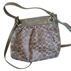 Coach Ashley Hippie Signature Crossbody Satchel Bag Y2K Retro Purse